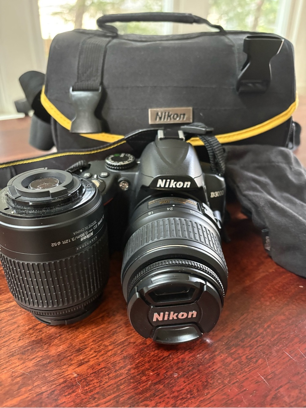 Nikon D3000 DSLR Camera - Black